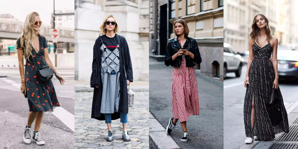 運(yùn)動鞋,風(fēng)格,說明,連衣裙,時尚